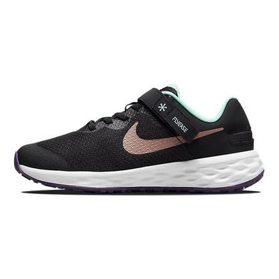 Детские кроссовки Revolution 6 FlyEase GS Black Metallic Red Bronze Mint-Foam Canyon-Purple DD1113-005