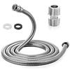Stainless Steel Shower Head Hose Large Bore Shower Extension Tube Durable Faucet Hose  Hotel