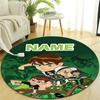 Personalized B-Ben10 Round Chair Office Rug - Perfect for Mat, Office Chair & More - Ideal Gift for Birthdays and Holidays
