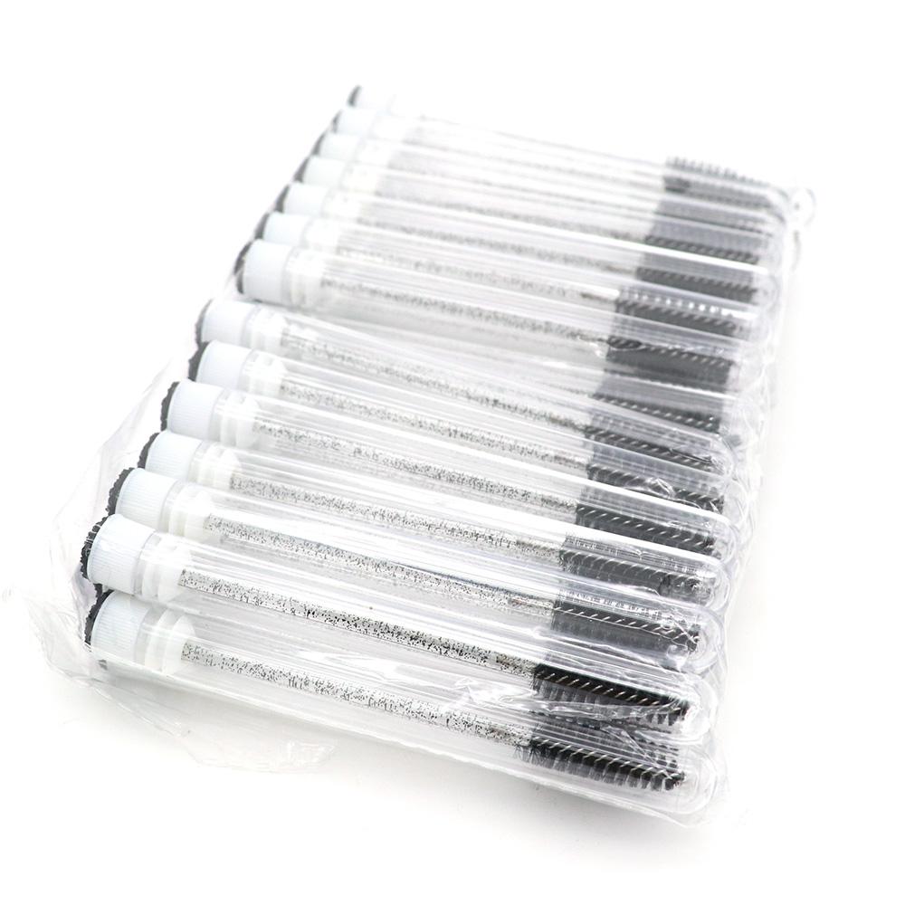 New Style Eyelash Extension Cleaning Brush Disposable Eyelash Brush Holder Eye Lash Brushes Mascara Wands Tubes