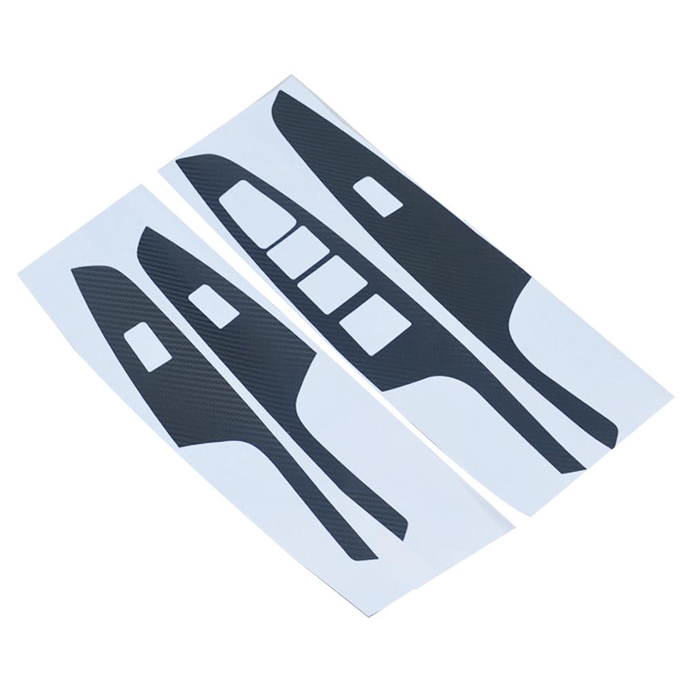 4X наклейка из углеродного волокна, кнопка подъема окна автомобиля, панель переключателя, накладка, наклейки для Hyundai Tucson (TL) 2015- Авто