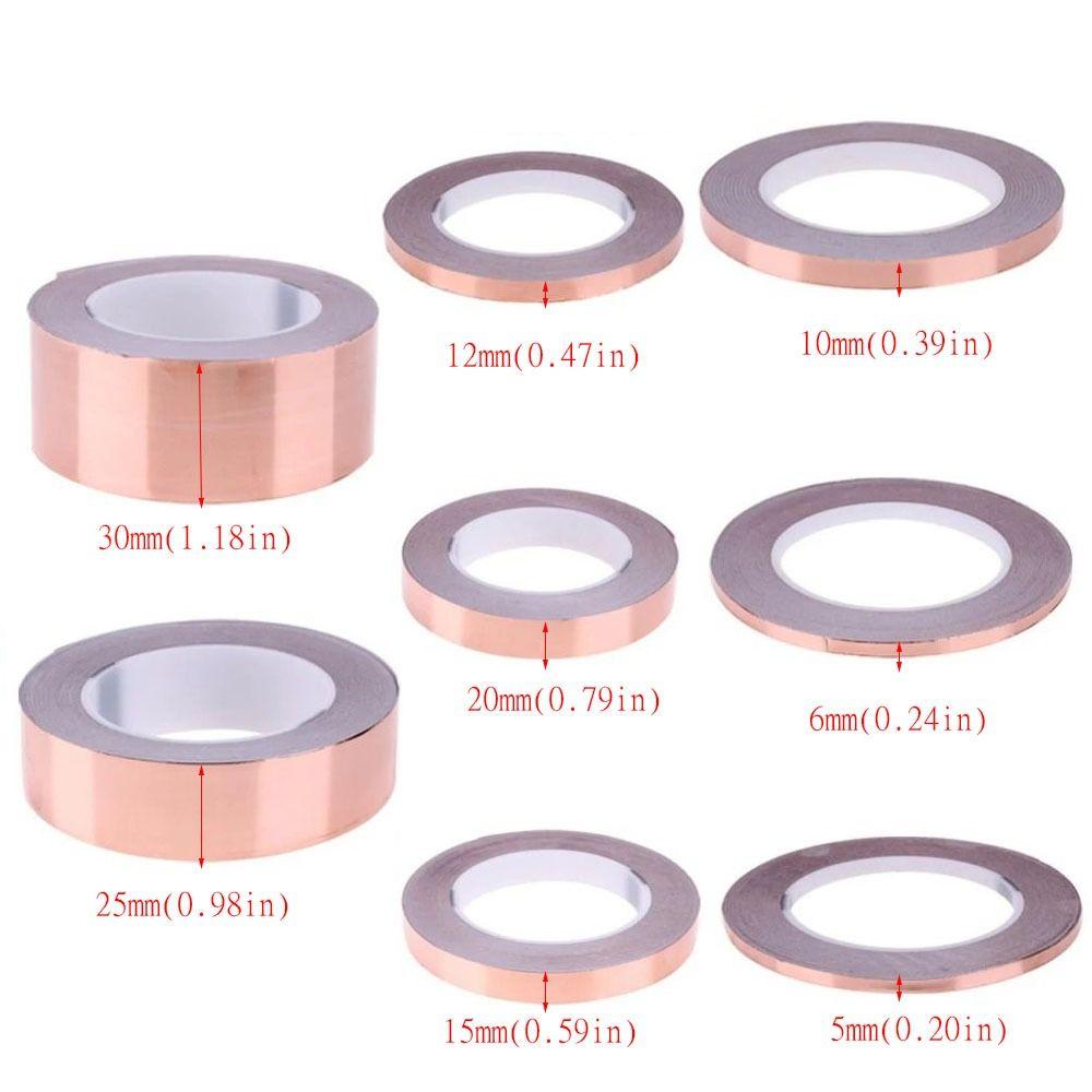 Толщина 0,05 мм DIY Медная фольга Лента Высокотемпературная стойкость Медная фольга Лента Мобильные телефоны
