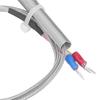Термопара 0-1250℃, Датчик температуры 3/8 NPT 8x100 мм, Зонд датчика температуры, Быстрый отклик, Прочная термопара типа K
