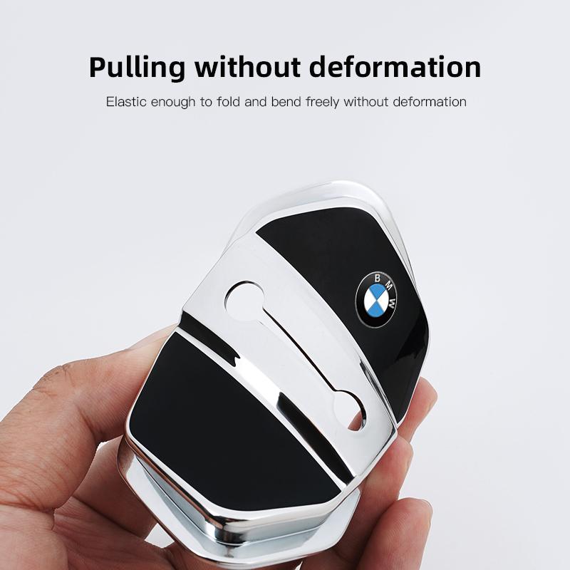 FA3-4Pcs TPU Car Door Lock Cap Silicone Protector Cover For BMW X1 X2 X3 X5 X4 X6 X7 G30 G20 G32 G11 G12 F40 F30 F20 F10 F34 F07 F44