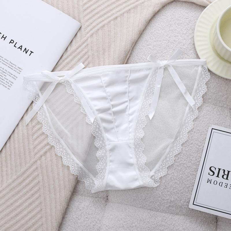 Женские трусики-брифы Sweet Lace Pure Desire Mesh Bow