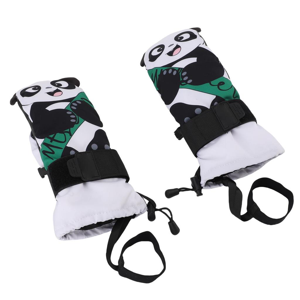 1 пара детских лыжных перчаток, нескользящие снежные варежки, теплые, износостойкие, водонепроницаемые перчатки для сноуборда Pand