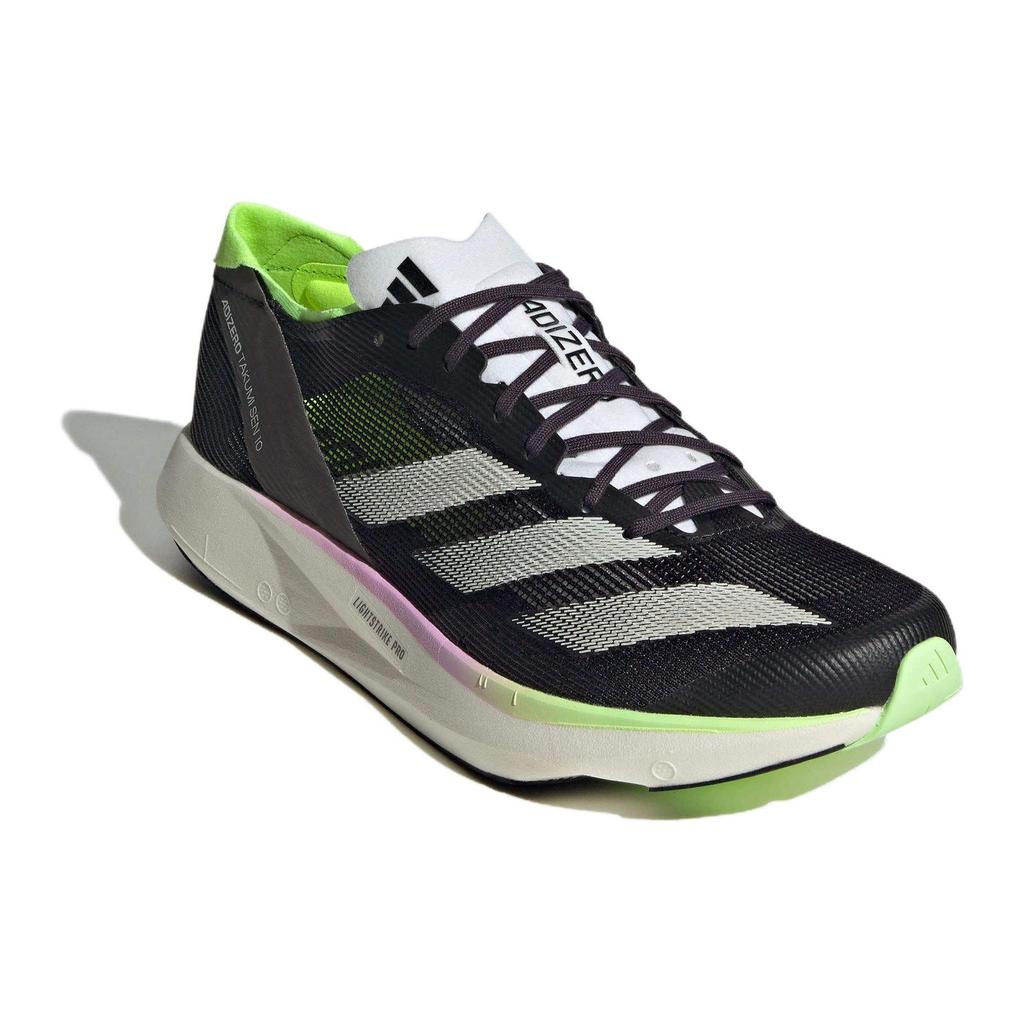 Adidas Adizero Takumi Sen 10 Aurora Black Lucid Lemon мужские кроссовки Zero-Metallic IG7401