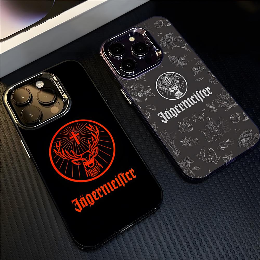 Классический чехол для телефона J-Jager-Meister Для 17 Air iPhone 16 Pro Max 15 14 Plus 12 13 X XS Max 11 Цветной серебристый чехол