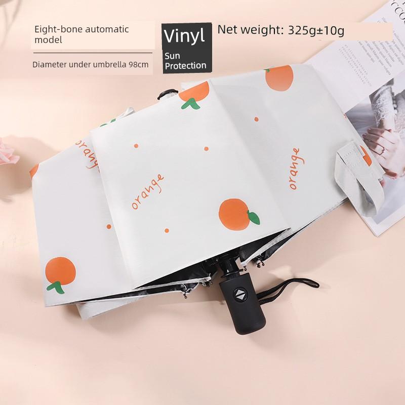 Large Quantity of Automatic Black-Coated Sun Umbrellas for Sun Protection and Shading, 70% off Umbrellas with Custom Logo for Gifts and Advertising