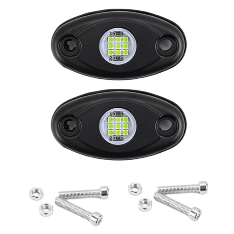 Автомобильные аксессуары светодиодные фары Rock Lights 9 светодиодов Underglow Lights IP67 водонепроницаемые лампы Trail Rig для пикапов грузовиков