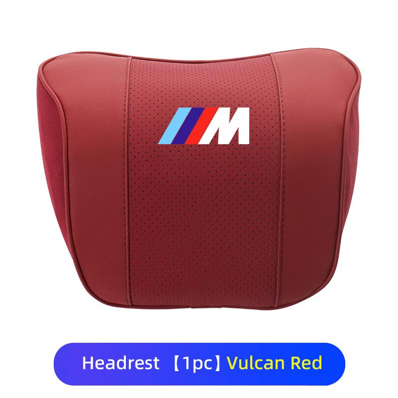 LXEQ4 New 2025 Car Lumbar Support Headrest Waist Neck Pillow Auto Seatrest Cushion For BMW M Power Sport M1 M3 M4 M5 M6 E90 E39 F30 F1