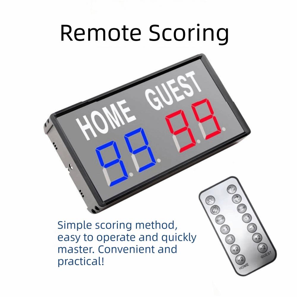 Wireless LED Digital Scoreboard 4-Digit Mini Electric Scoreboard Basketball