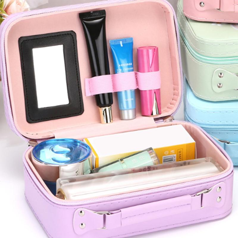 Милая мультяшная косметичка Labubu, многофункциональная ручная переносная сумка для хранения, маленькая квадратная сумка для подарков на день рождения детей