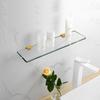 1pc Sturdy Brass Glass Clamp Fixing Bracket For Bathroom Shelves Wine Cabinets Glass Partitions Easy Installation