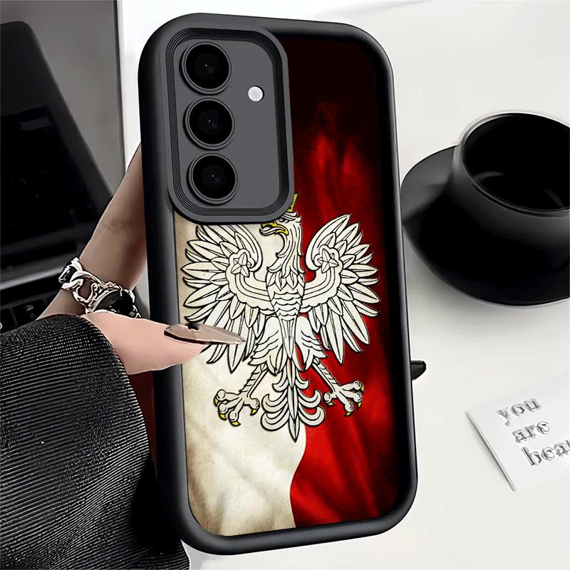 Чехол для телефона для Samsung Galaxy A17 A16 A15 A14 A13 Флаг Польши Белый Красный A56 A36 A26 A55 A35 A25 A54 A34 A24 A53 A33 A23 A07 A06