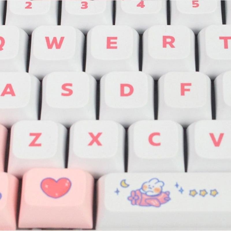 Набор колпачков для клавиш 138 клавиш XDA Profile PBT Dye Sublimation для механической игровой клавиатуры - MX hes Keypad