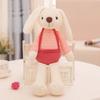 Christian Easter Rabbit Plush Doll Soft Fluffy Easter Bonnie Rabbit Doll PP Cotton Comfortable Animals Stuffed Toy