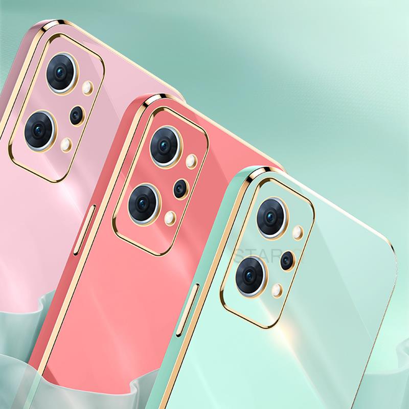 Чехол-держатель с квадратным кольцом для телефона для Oppo Realme Gt Neo 2 Neo2 5g 3T Master Edition, роскошная силиконовая задняя крышка-подставка