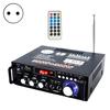 BT-298A Усилитель мощности Практичный жидкокристаллический дисплей 2 канала 12 В/220 В 600 Вт Hi-Fi Совместимый с Bluetooth 5