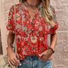 10 Styles Spring and Summer Women's European and American Top Printed Fashion Short Sleeve Women