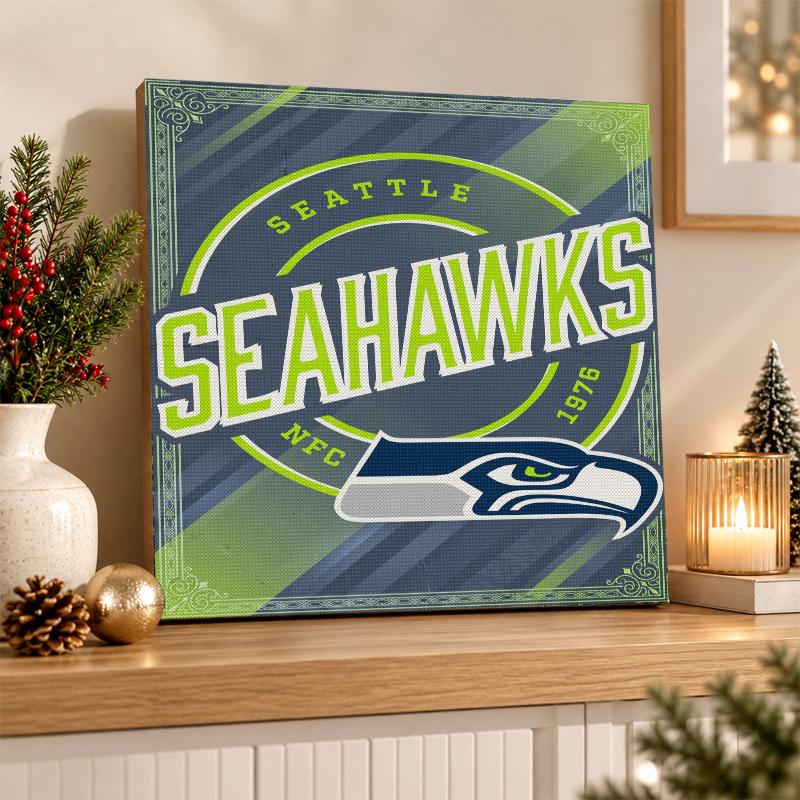 Seattle Seahawks Diamond Painting Kit 5D Full Drill DIY Diamond Mosaic Wall Art Home Decor