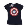 Womens/Ladies Captain America Civil War Shield Cotton T-Shirt