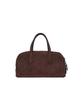 Vunque Halfmoon Two Block Suede Tote S (Halfmoon Two Block Suede Tote Small) Rum Brown