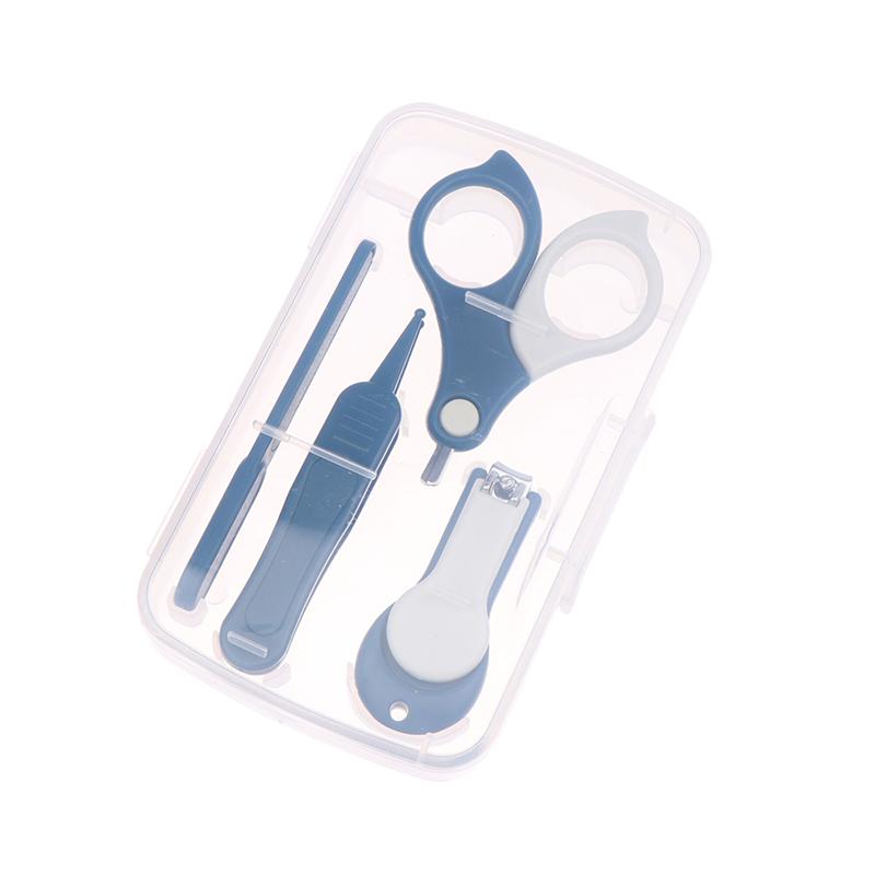 Безопасный детский набор щипчиков для ногтей, триммер для ногтей, кусачки, пинцеты, инструменты для ухода за ногтями и ушами малышей