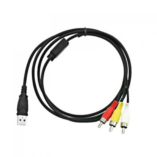 USB-3RCA аудио-видео A/V-кабель-адаптер для видеокамеры для телевизора, Mac, ПК, инструмента