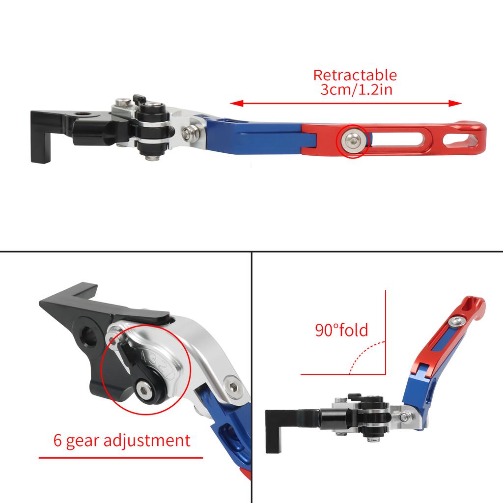 Для Yamaha YZFR7 YZF-R7 YZF R7 2025-2025 2025 2025 Мотоциклетные ЧПУ Регулируемые Складные Выдвижные Рычаги Тормоза и Сцепления Ручка Рычаг