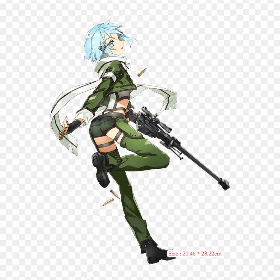 Sinon Ggo Render Sinon Kirito железные нашивки для одежды, наклейки с аппликациями на одежду, термочувствительная нашивка на заказ