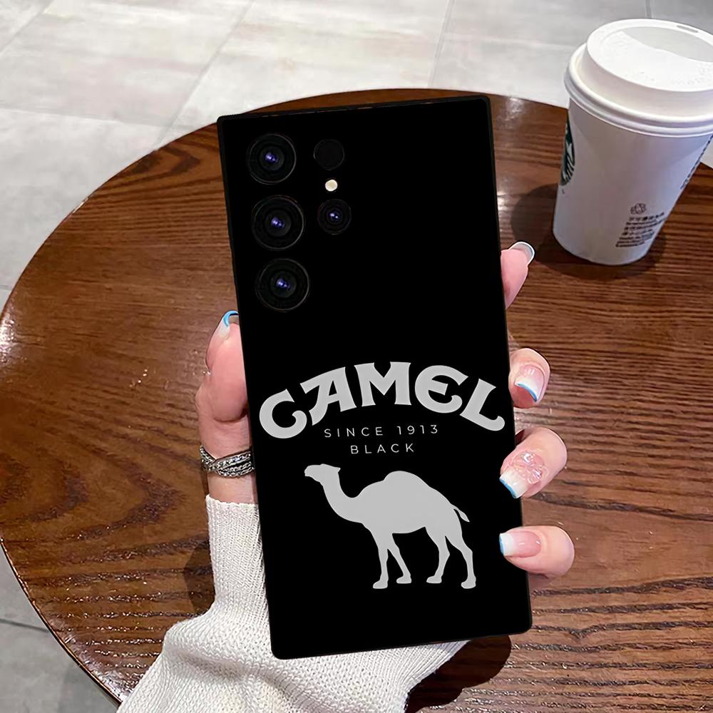 Бренд C-Cigarette Чехол Camel для Samsung S25 Edge S24 S23 S22 S21 S20 Ultra Plus Fe Galaxy A54 A53 A34 A25 A16