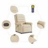 Massage Chair Cream Fabric
