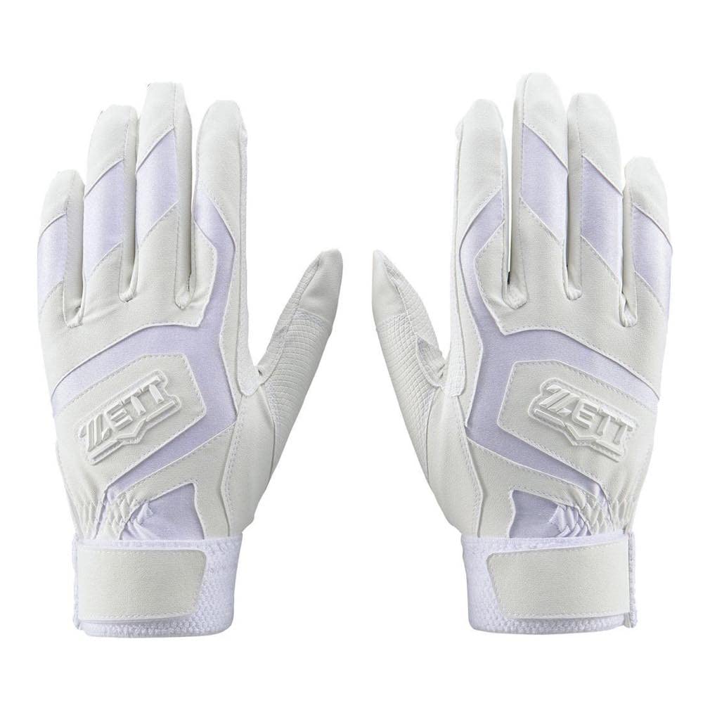 ZETT Baseball Batting For Both Compatible with High School White S Size 2 BG578HSW Gloves, Hands, Rules, (1100), (22~23cm), Pairs,