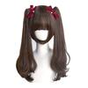 Парик Harajuku Style GAL, термостойкий, парик Lolita, косплей, два хвостика, Lolita, стиль Lolita, розовый, коричневый, белый, светлый, мечтательный, милый, прямые, вьющиеся волосы
