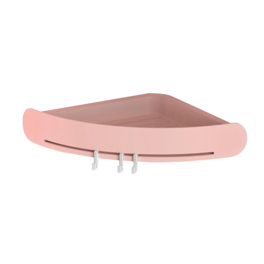 Bathroom Triangular Shower Shelf Corner Bath Storage Holder Rack