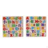2 Pieces Wooden Alphabet Puzzle for Toddlers - Uppercase & Lowercase Letters Matching Board Early