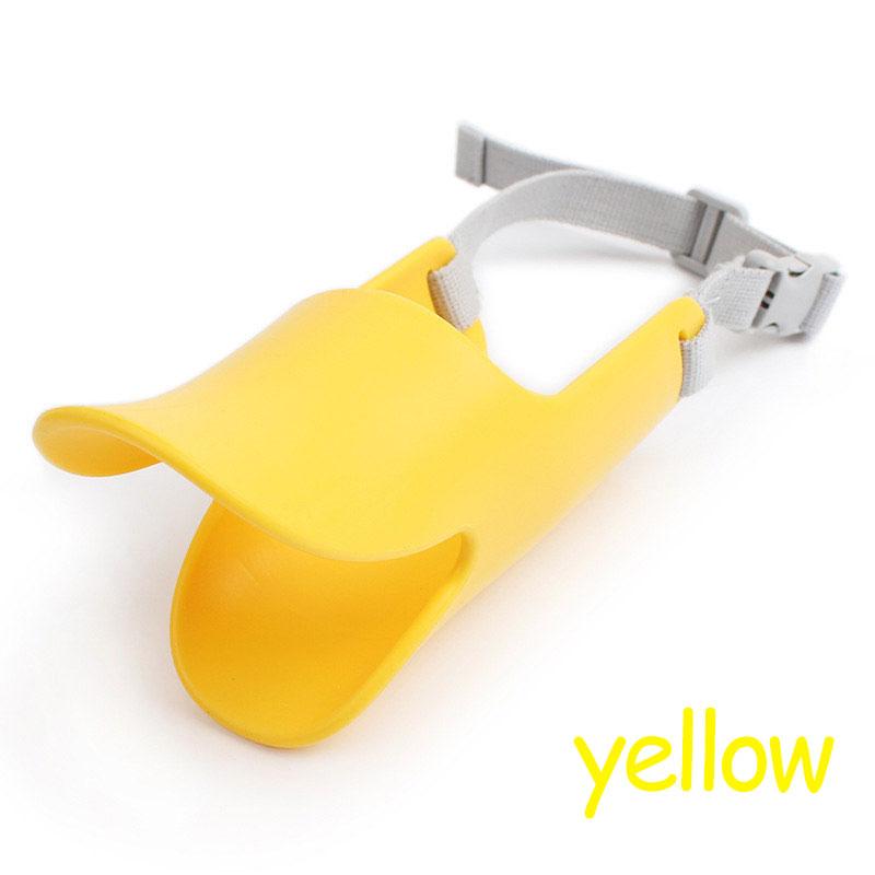 1PCS Dog Muzzle Silicone Material Soft Comfortable Anti-bite Prevent Barking Pet Dog Training Duck Muzzle Pet Products