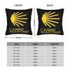 Camino De Santiago Square Pillowcases Polyester Car Shells The Way Movie Cushion Cover Cool Decor Pillow Cover 45*45