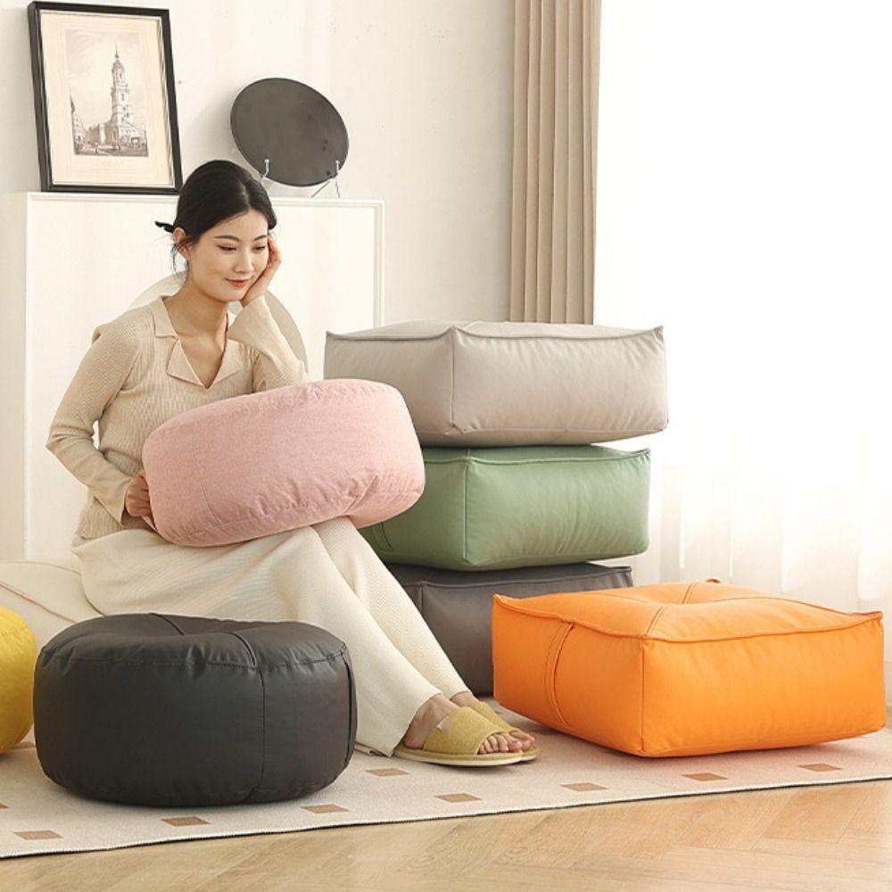 Japanese Style Tatami Sitting Mat PU Leather Sitting Pier Home Decoration Lazy Cushion Home