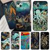 Octopus Ocean Aesthetic Case For iPhone 13 12 Mini 11 14 Pro Max 6S 8 7 Plus SE 2022 2020 X XS Max XR Back Cover