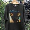 Deftones Around The Fur Кошачий Групповой Футболка Черная Хлопковая Футболка Унисекс Футболка