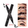 HDY 2 In 1 Eyeliner Pen Eye Liner Waterproof Pencil Long-lasting Liquid Eyeliner Glitter Makeup