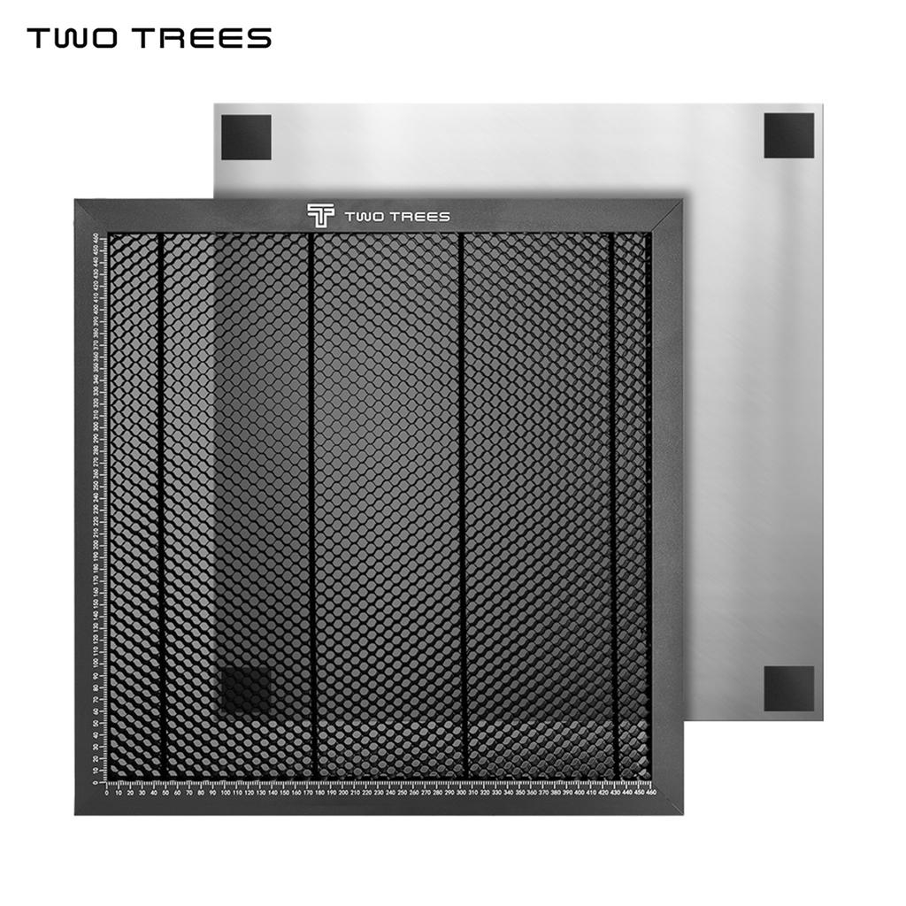 TWO TREES Лазерный гравер Ячеистый рабочий стол Цельнометаллическая конструкция Платформа из стальной панели