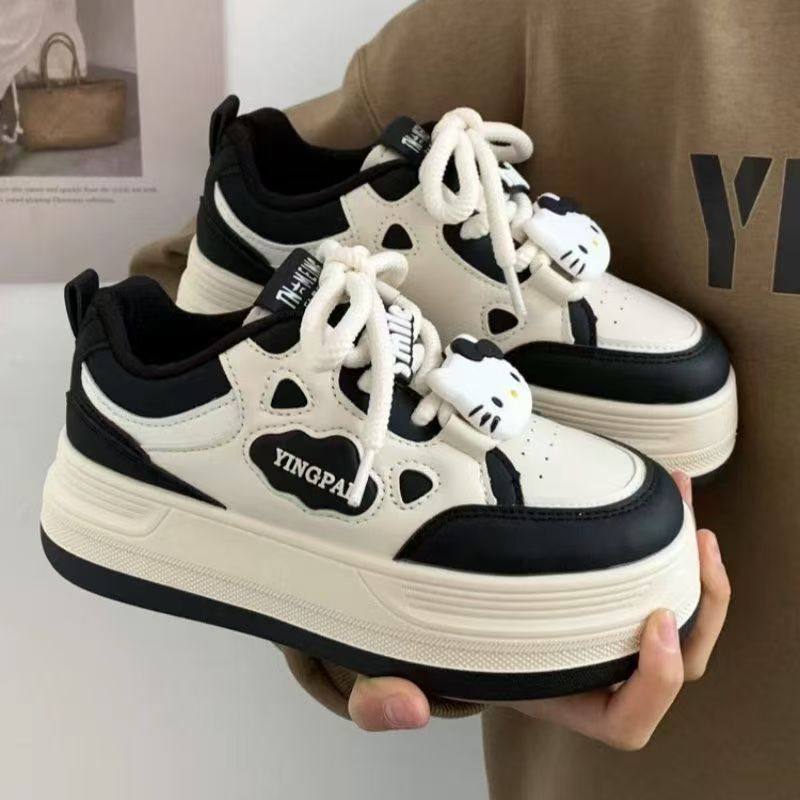 Cute cartoon platform shoes for girls2026Spring new collection: versatile, comfortable, and stylish casual shoes and sneakers for girls