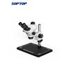 SOPTOP 6565 Pro Trinocular Stereo Microscope for Soldering Continuous Zoom 6.5X-65X for Mobile Phones PCB BGA Motherboard Repair