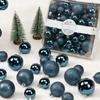 44pcs Delicate Christmas Tree Decoration Pendant 3/4/5CM Hanging Ornament Christmas Ball Set  Room