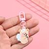 Fashion Jewelry Acrylic Phone Chain Bag Pendant Rabbit Cat Bear Keyring Keychains