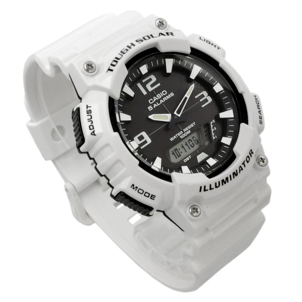 Casio Солнечные кварцевые часы Серия Модель для зарубежных стран Белый [Casio] Аналого-цифровые AQ-S810 Мужские (Глянец AQ-S810WC-7AV)