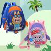 School Bag New Boys and Girls Cartoon Rabub Hard Shell Children's Backpack 3-6 Years Old Children's Backpack
